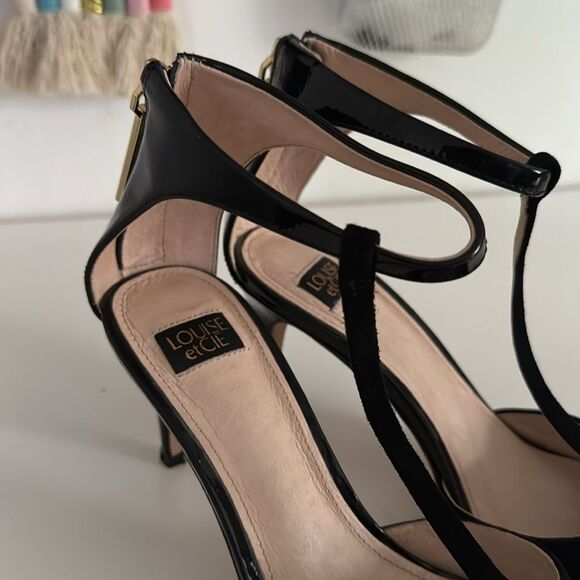 Louise et Cie Black Pointed Toe Heels - Picture 3 of 5